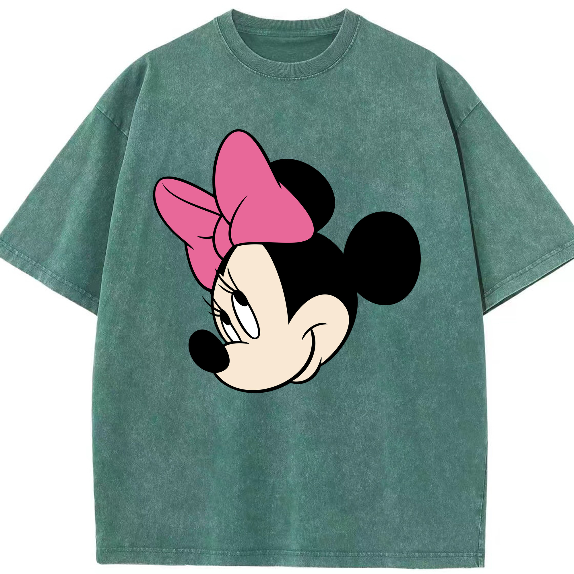 （画像用） ミッキーマウス Mickey Mouse 綿100% ヴィンテージ風 半袖Tシャツ（フロントプリント）